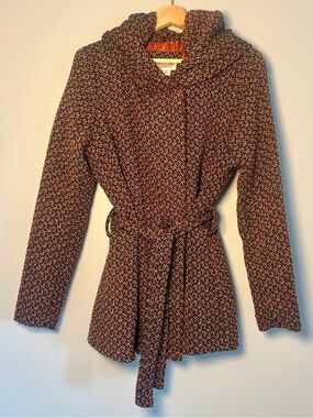 Y2K Vintage Mossimo Supply Co belted coat size Large